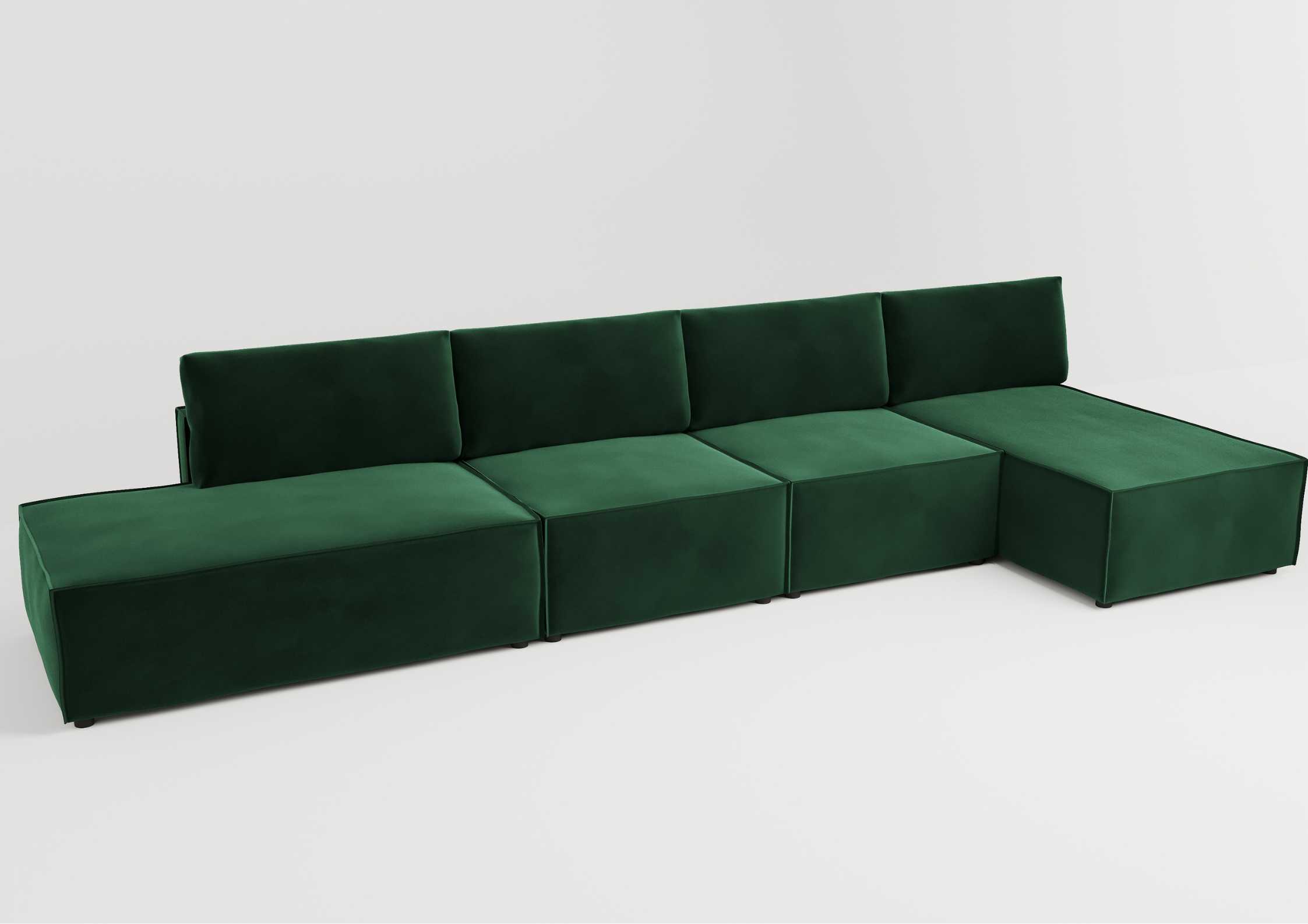 Zielony narożnik modułowy